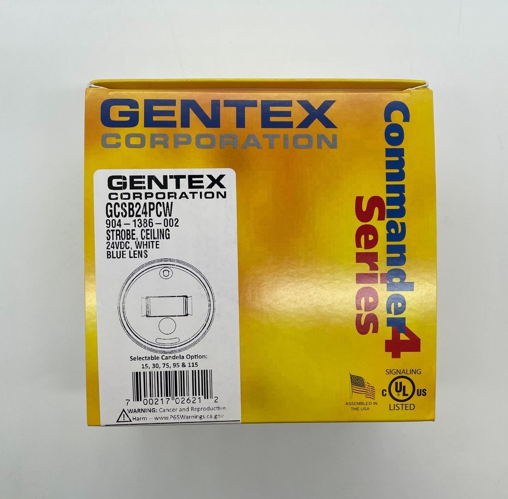 Gentex GCSB24PCW - Same Day Shipping (SEALED)