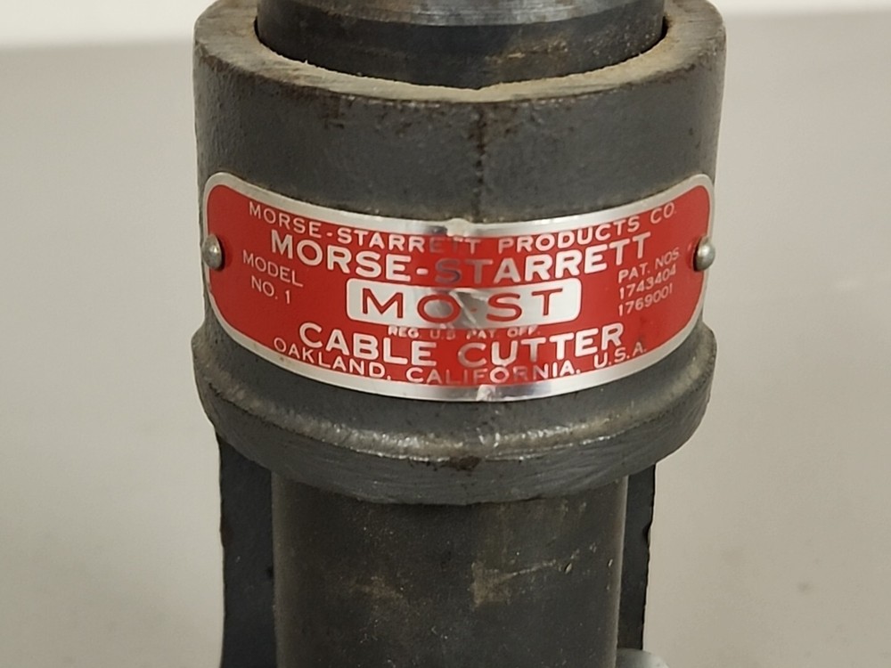 Morse Starrett Model # 1 Cable Cutter