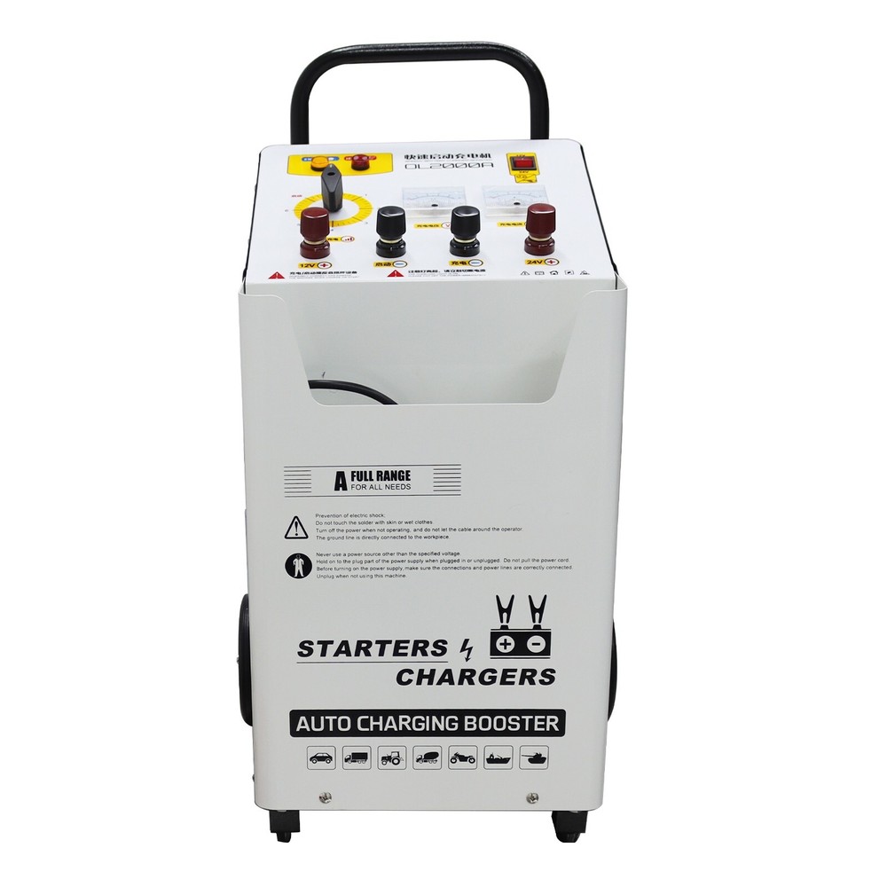 Battery Charger Engine Starter Auto Strong Engine Starter 220V 12V/24V 2000A