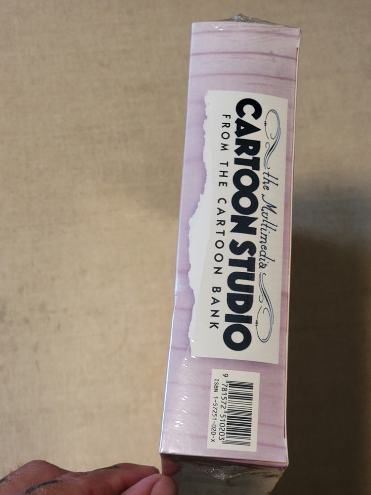 1994 Multimedia Cartoon Studio Bank Kit CD-ROM Software Program New Sealed