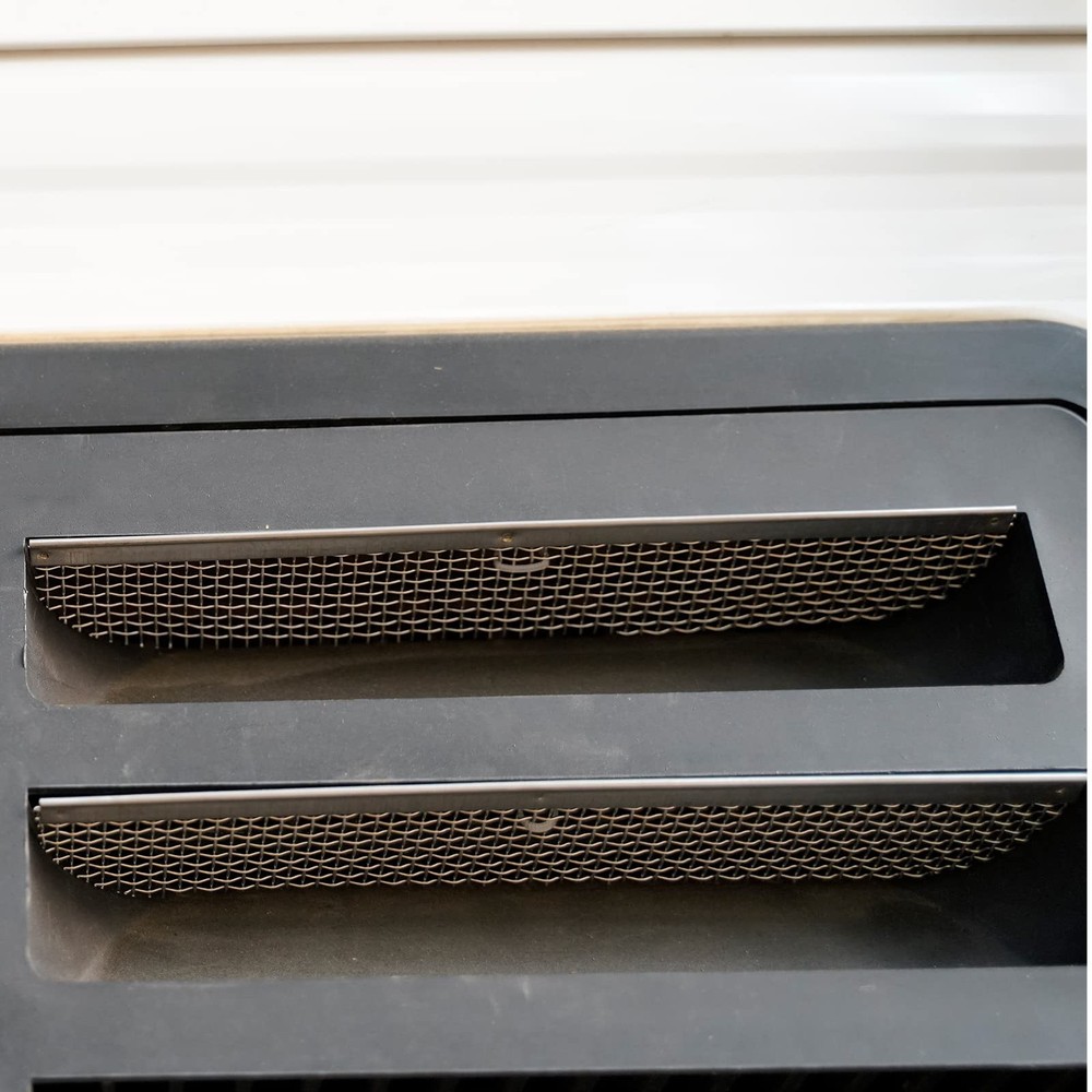 RVGUARD RV Circular 2.8in Vent Insect Screen Stainless Mesh w/ Tool & Silicone