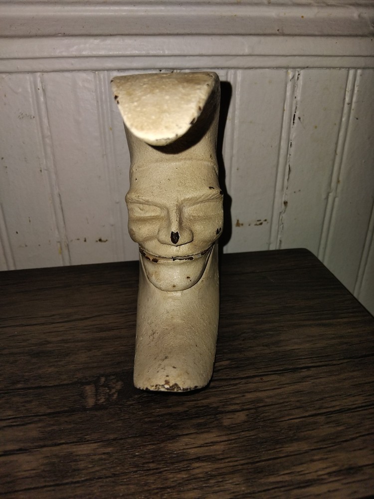 Cast Iron "Man On The Moon" Nutcracker 5.25in