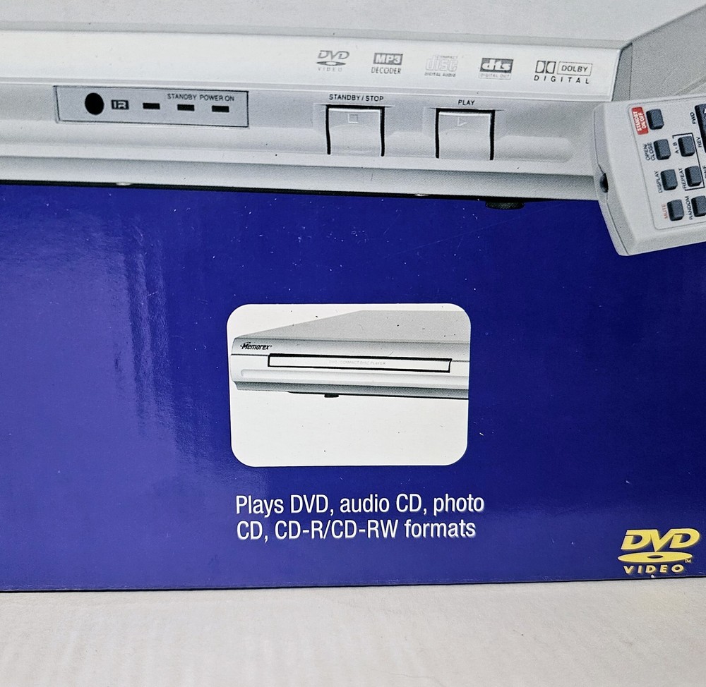 Memorex Progressive Scan DVD/CD Player MVD2022 MP3 Decoder DTS Out New