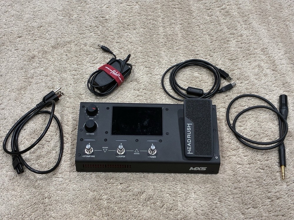 Headrush MX5 Guitar Multi-Effects Processor Touch Screen Display w/ Pwr Cord