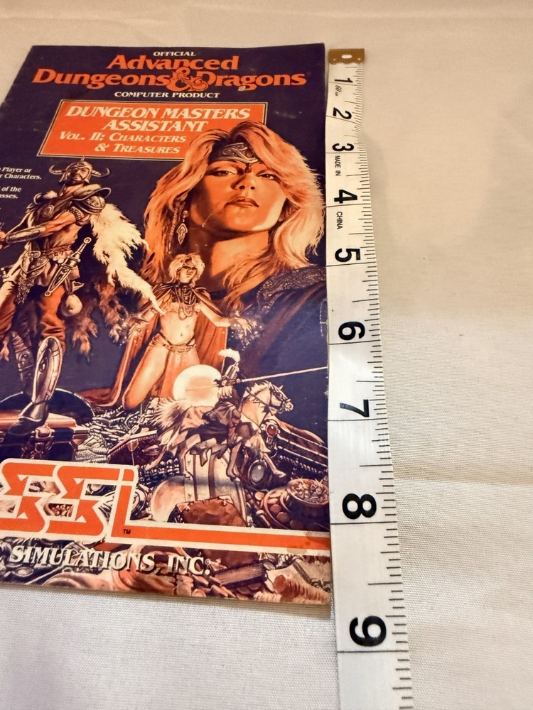 1989 TSR Advanced D&D Dungeon Masters Assistant - Vintage