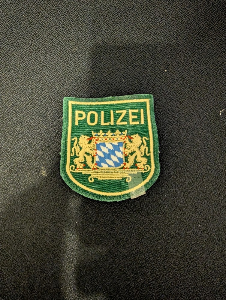 Vintage Bavaria, Germany Polizei Shoulder Patch