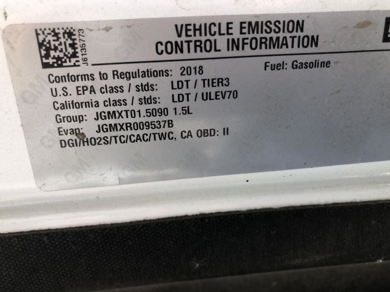 2018-2023 CHEVY EQUINOX Rear Obstacle Detection Control Module LEFT DRIVER 12714