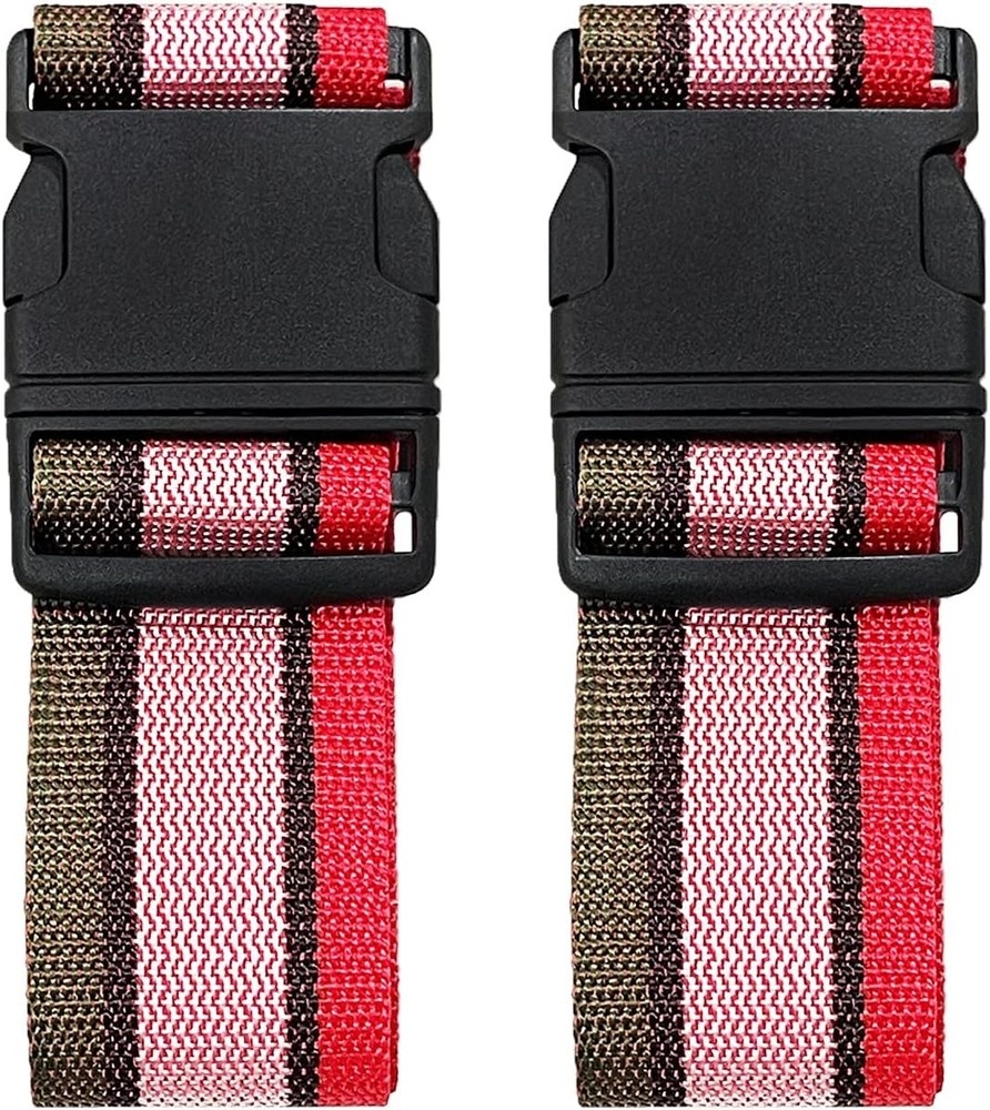 Adjustable Luggage Straps Bright Colors