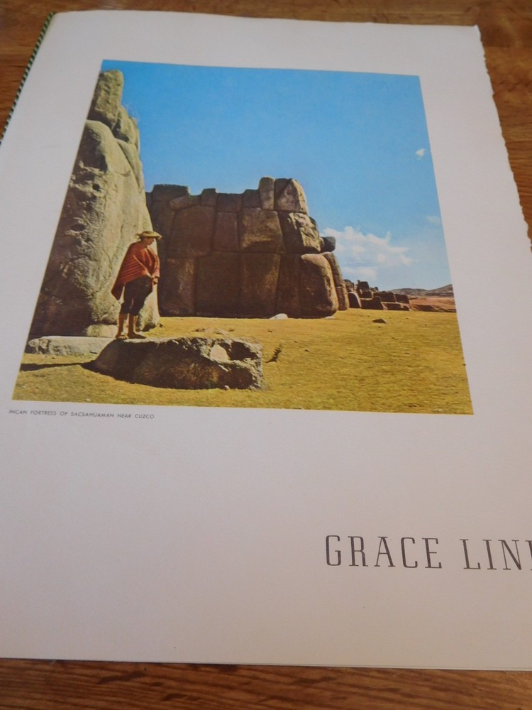 Grace Line dinner menu-April 3, 1965