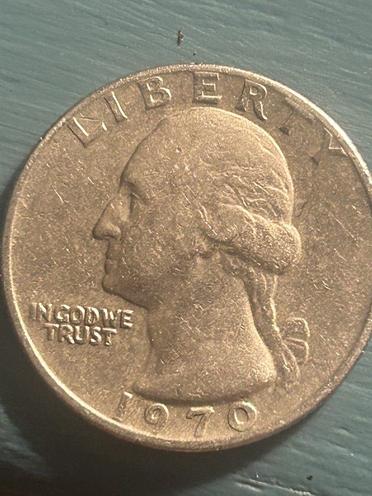 RARE 1970 Washington Quarter No Mint Mark, Errors