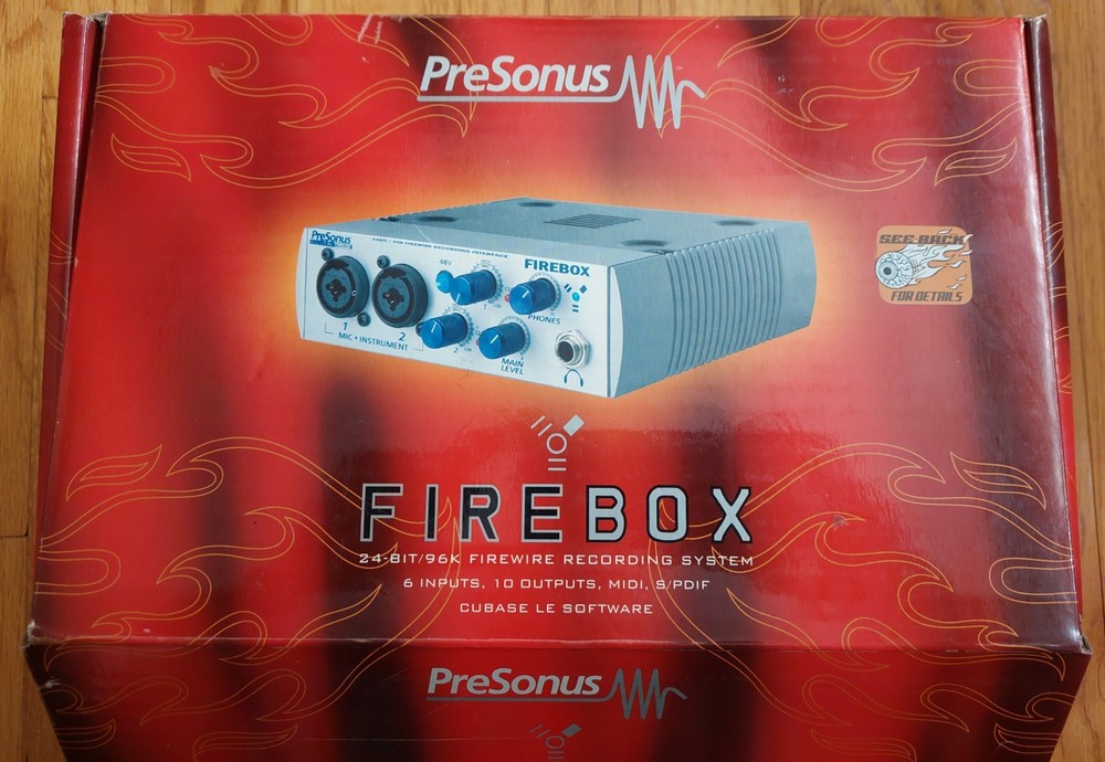 Presonus Firebox Microphone & Instrument Interface Tested & Working VGC