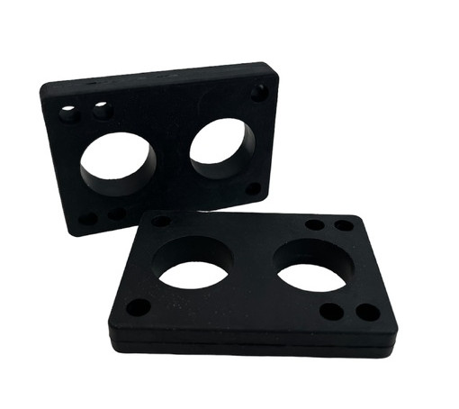 TRINITY SKATEBOARD RISER PADS BLACK 1/2 INCH