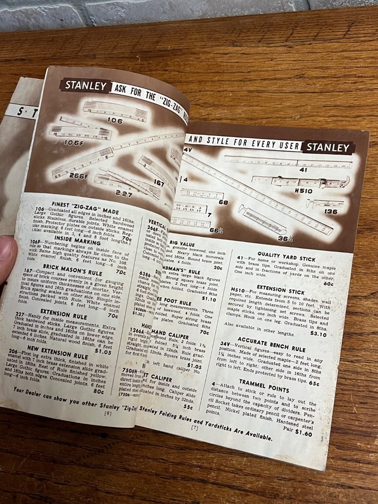 Vintage Stanley Tools Catalog No. 35 Stanley Works 1940