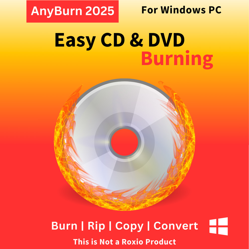 AnyBurn 2025 CD & DVD Burning Software ~ Iso File / Writing on CD-ROM ~ V 6.4