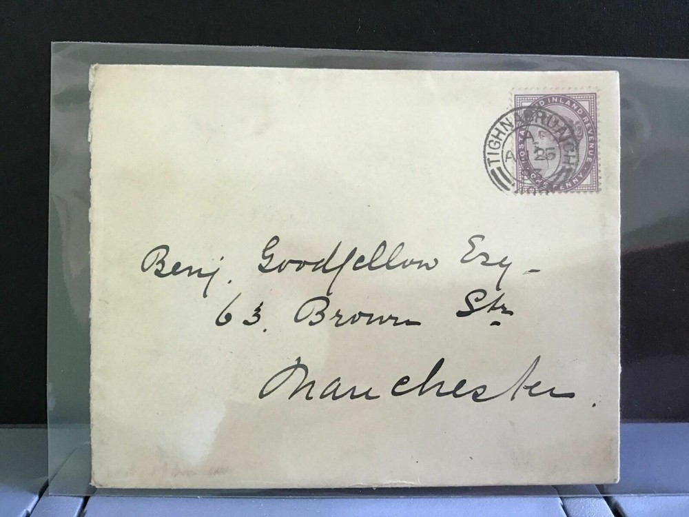 U.K 1893 Manchester stamp cover R31223