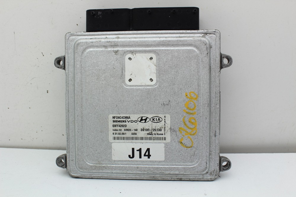 06-08 Hyundai Sonata 39100-25130 Computer Brain Engine Control ECU ECM Module