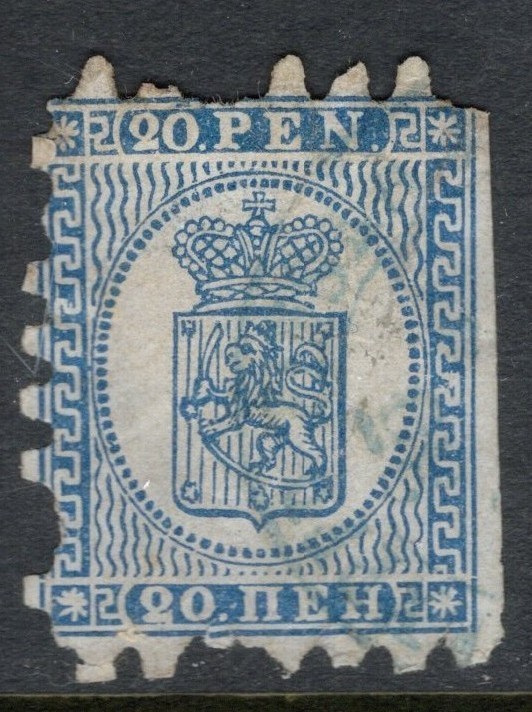 Finland Scott 9 Used - Rough Teeth - CV 52.50$