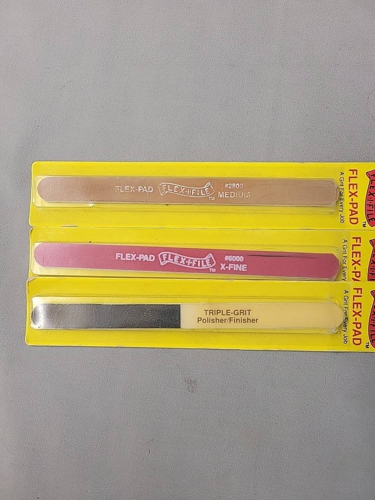 3 Flex-Pad Flex-i-File Medium X-Fine Triple-Grit