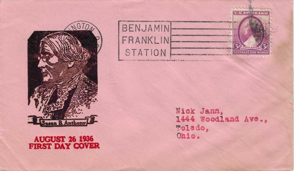 FDC    784-53  --  Scatchard  --  Susan B. Anthony -- Scarce