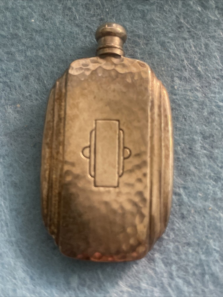 Vintage Sterling Silver Perfume Bottle No Monogram Marked Webster Sterling