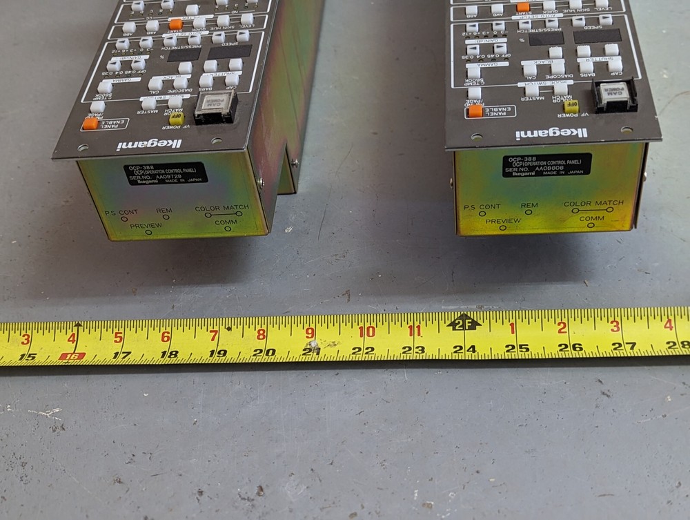 (1) Ikegami OCP-388 Control Panel Guaranteed