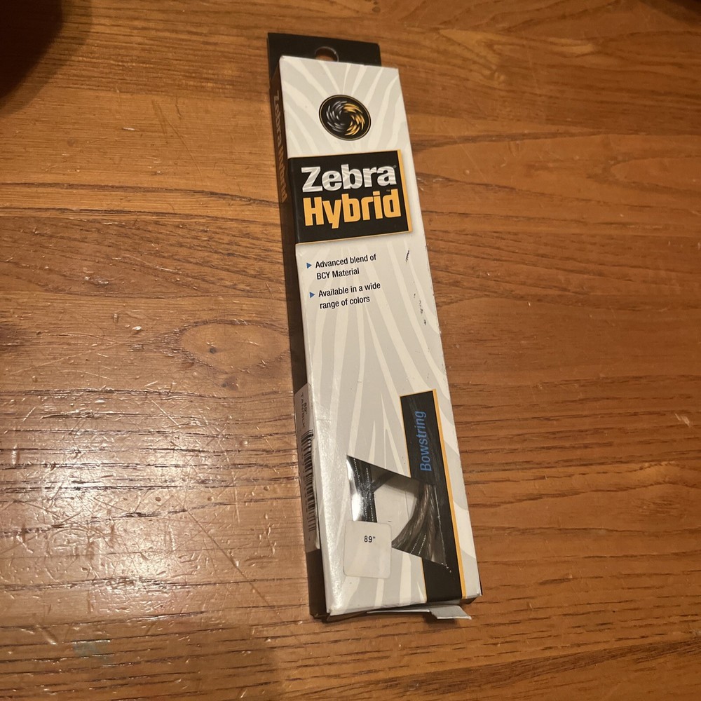Zebra Hybrid Replacement Bowstring 89” Tan/black