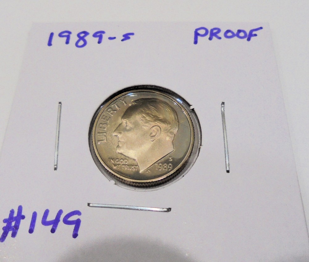 Nice 1989 s Proof Roosevelt Dime From A Proof Set