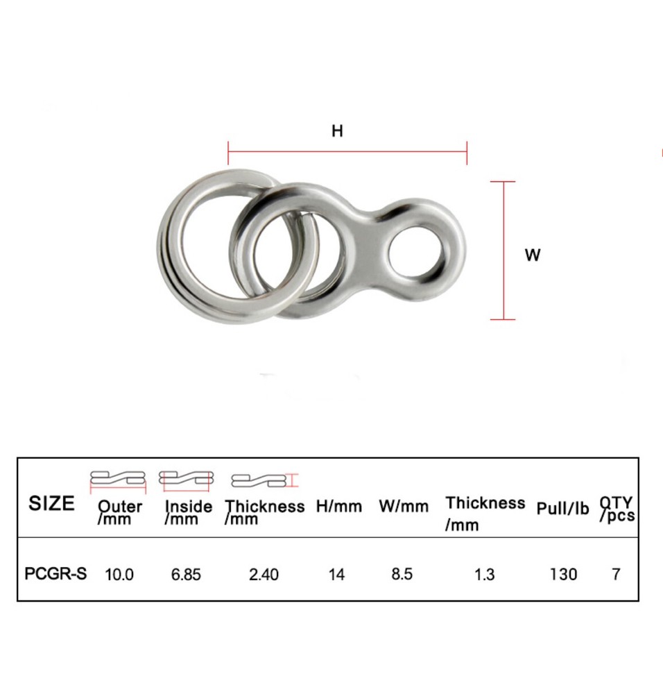 PROYAKER Switch Combo Solid and Split Ring for Slow Pitch
