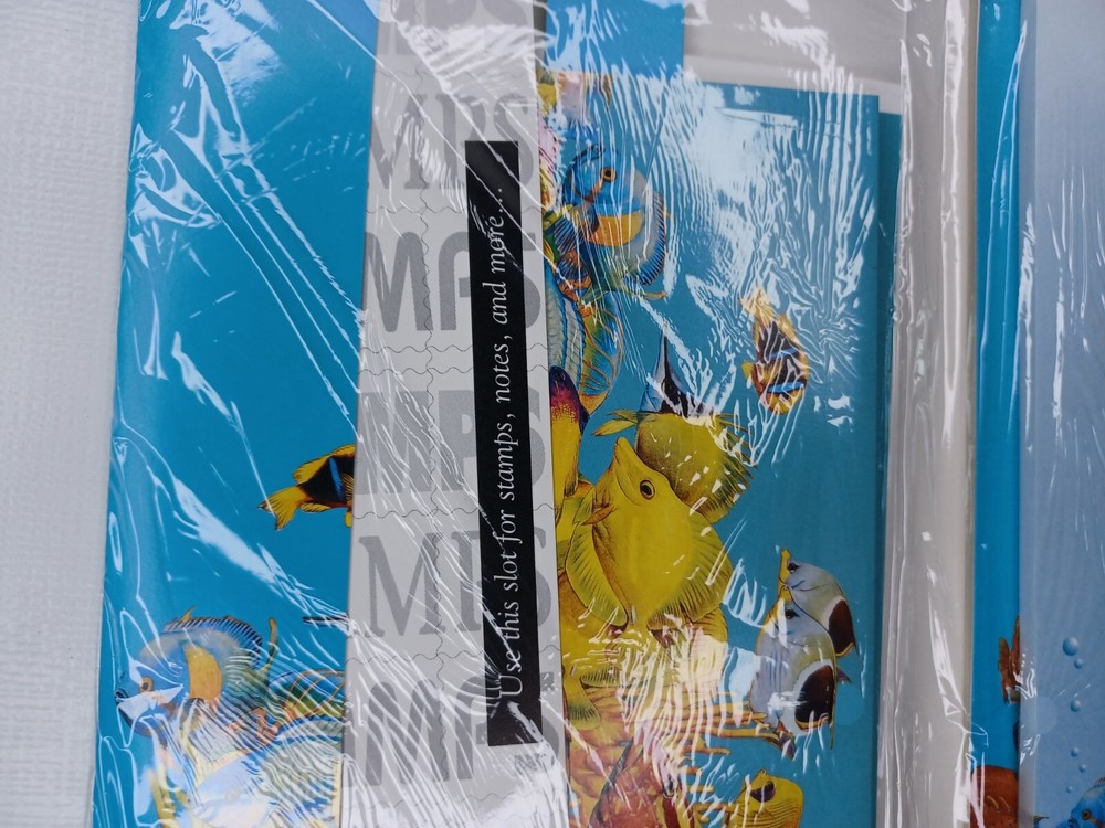 Amber Valley Press Notepad Fish Paper Note Folder 10" x 6"