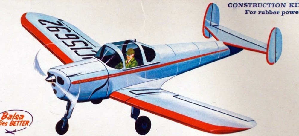 Live Wire ERCOUPE PLAN + BUILDING NOTES & Scale Article for 36" RC Model Plane