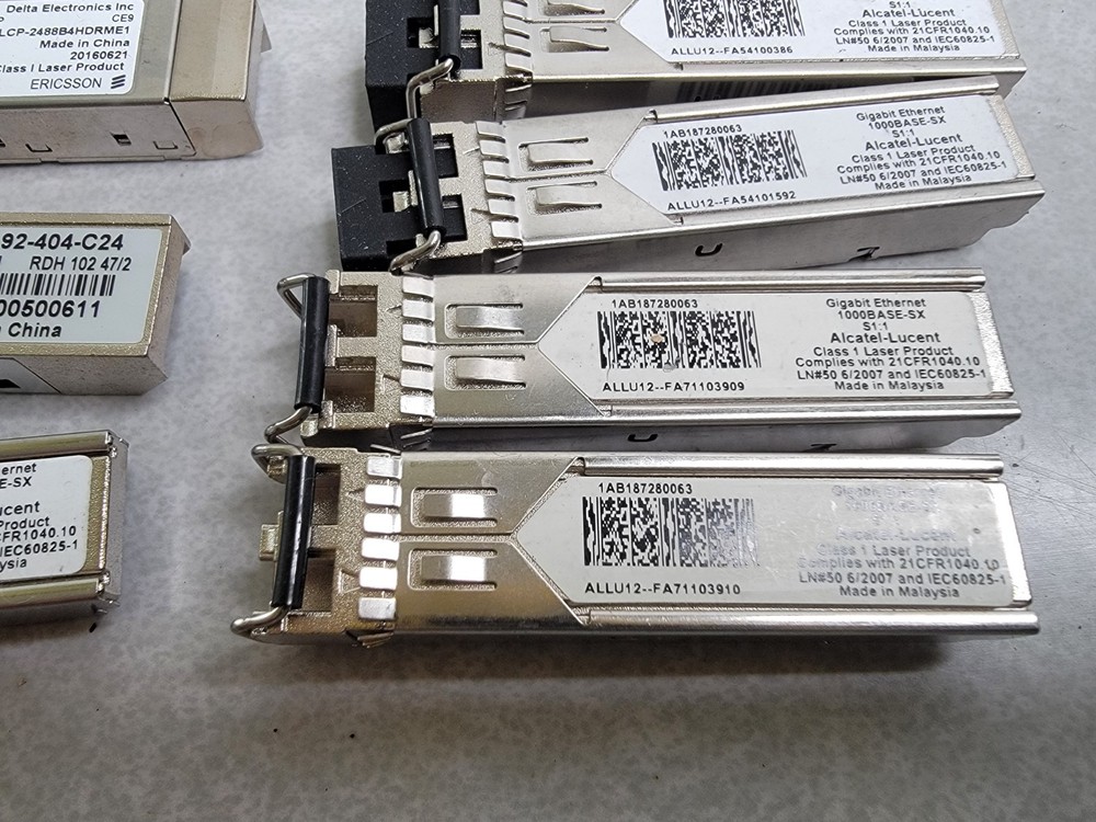 Ericsson 1000BASE-SX Transceiver Module Lot of 10 Different Models