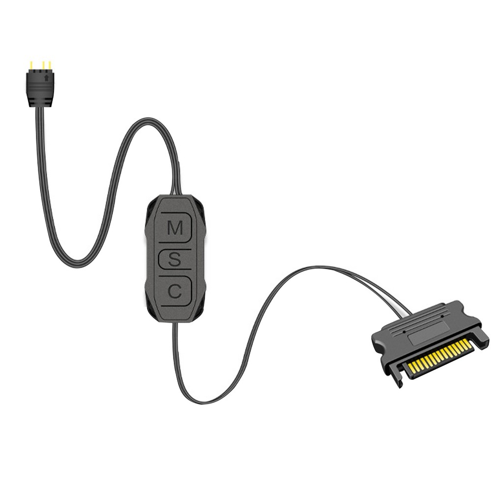 AR-1 RGB Controller Cable 5V 3 Pin to SATA AURA ARGB Mini Control  Controller C