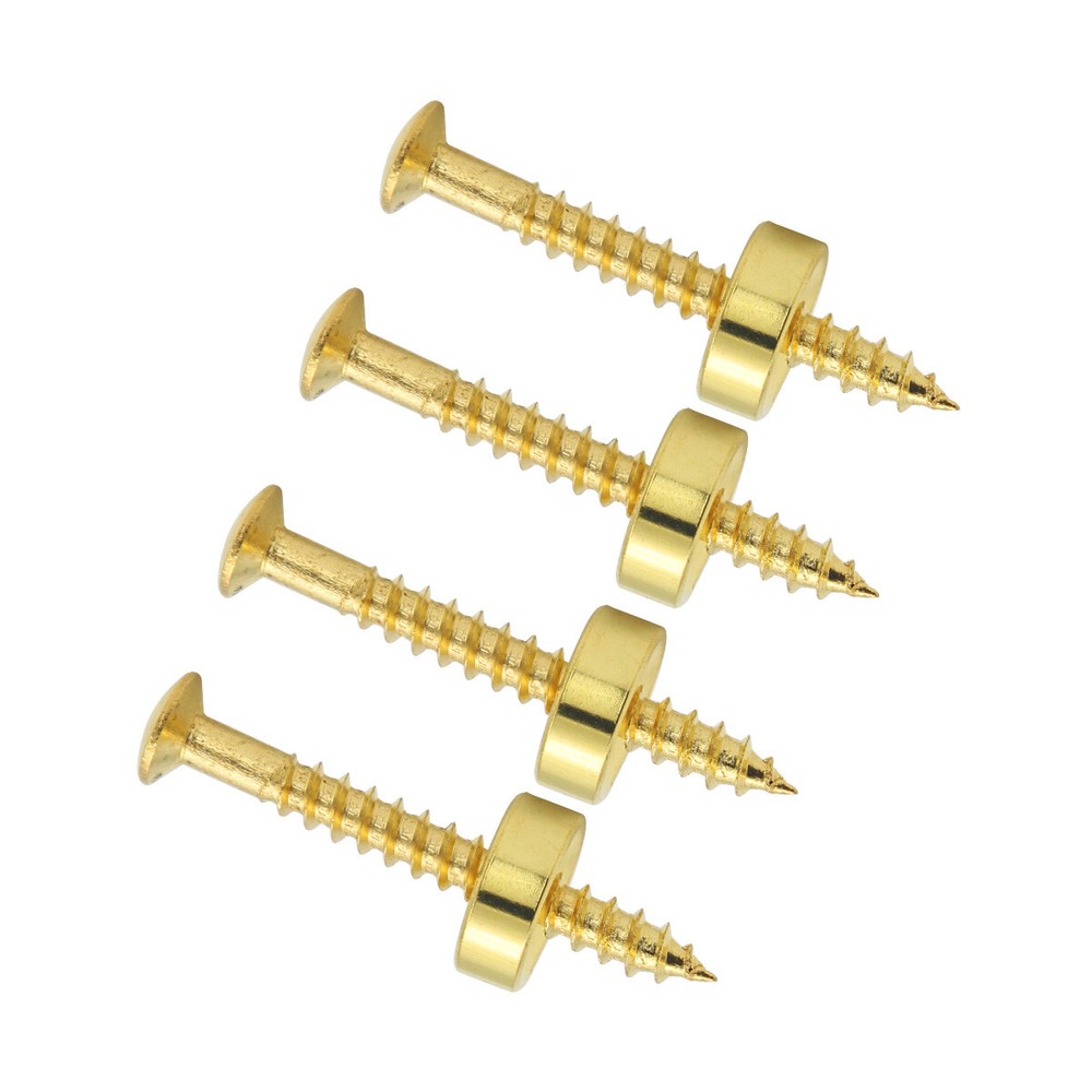 FLEOR 4PCS Guitar Neck Joint Bushings Ferrules with Mounting Screws