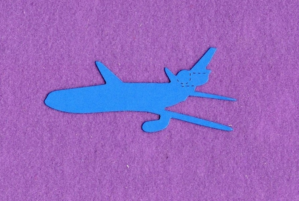 AIRPLANE side die cuts