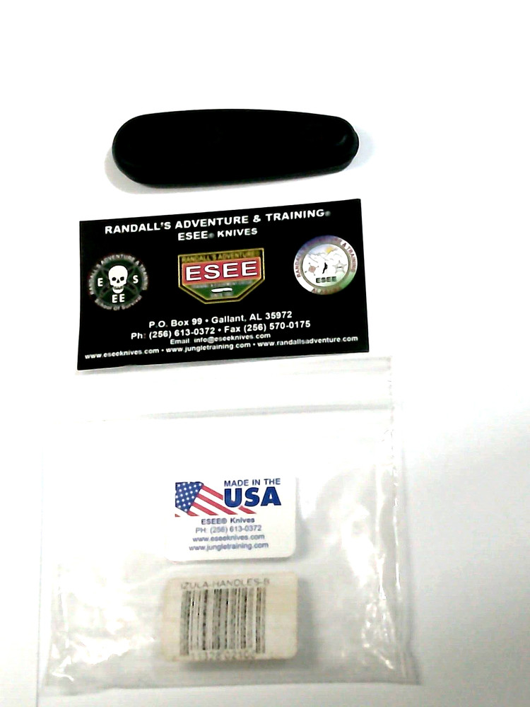 ESEE IZULA REPLACEMENT OR ADD ON BLACK G-10 HANDLES