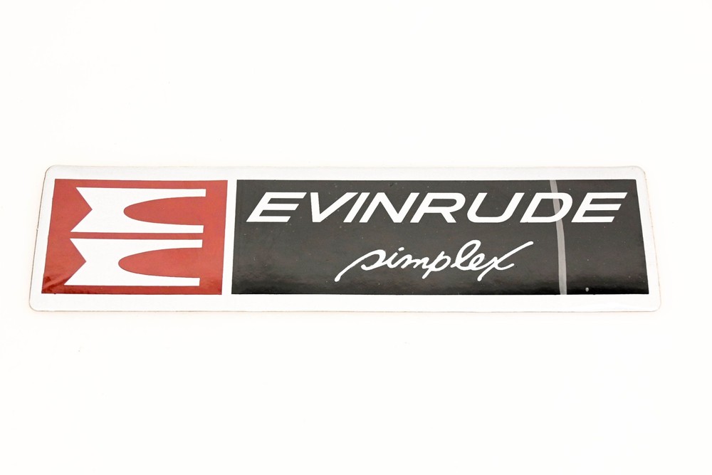 OMC 381370 Evinrude Simplex Decal NOS