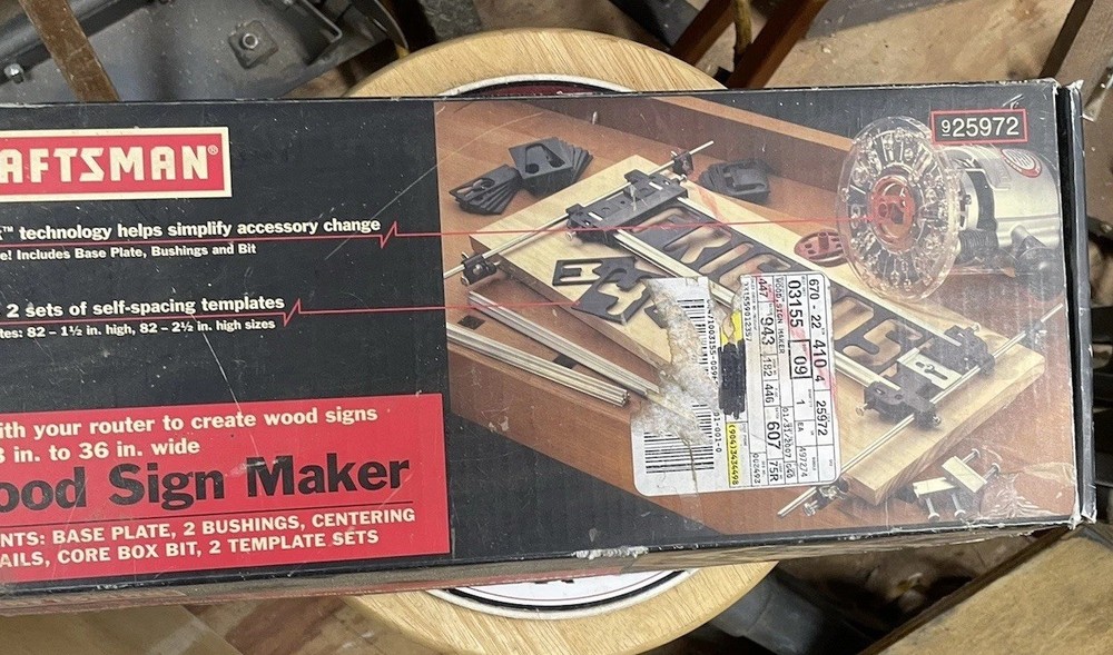 Craftsman Wood Sign Maker