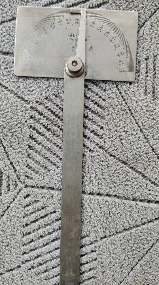 🗽GENERAL NO 17 180 DEGREE PROTRACTOR