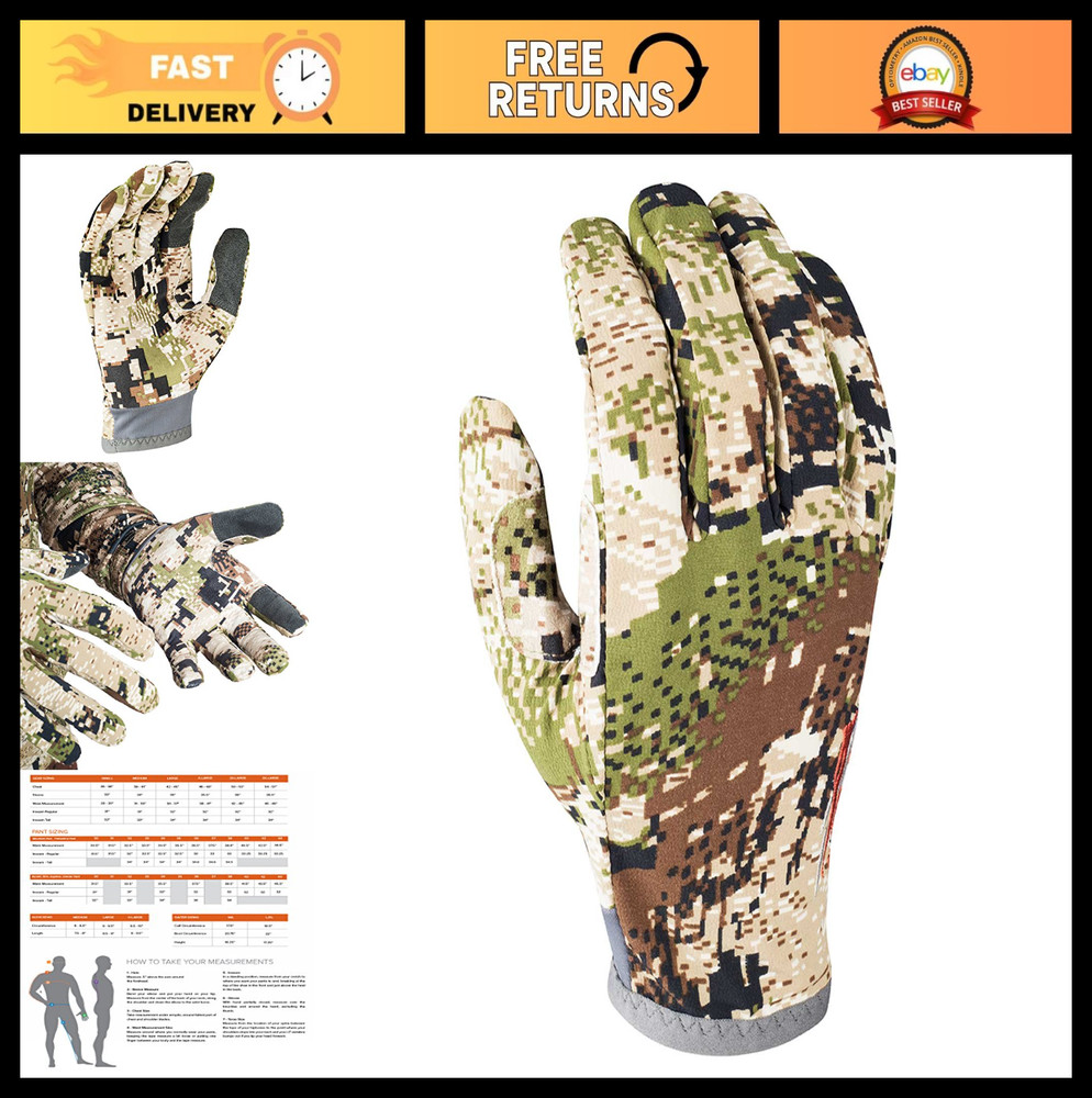 Concealment Conductive Hunting Gloves for Men - Lightweight, Durable, Touchscree
