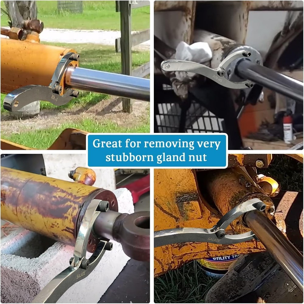 Professional Grade Spanner Wrench - Hydraulic Cylinder Nut