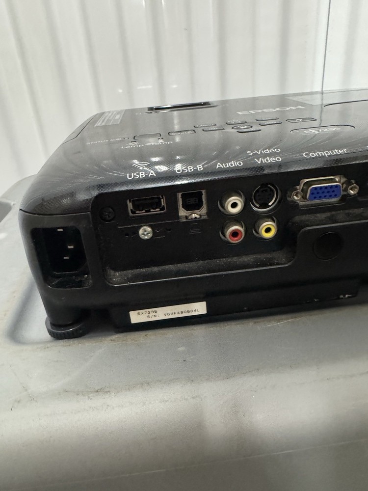 Epson LCD Projector EX7235 H654A Untested SKU:C