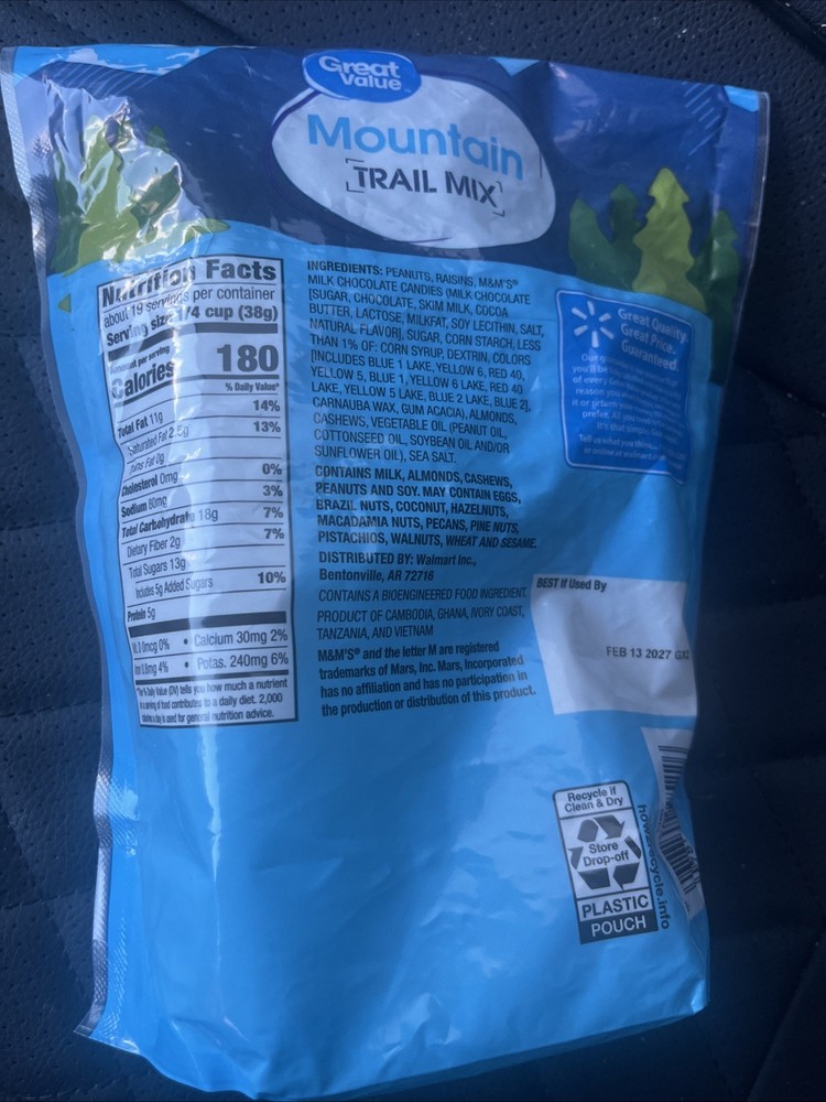 Great Value Mountain Trail Mix, 26 oz