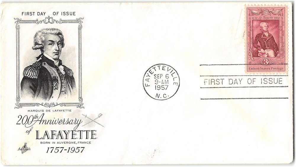 US #1097 First Day Cover (FDC), 1957