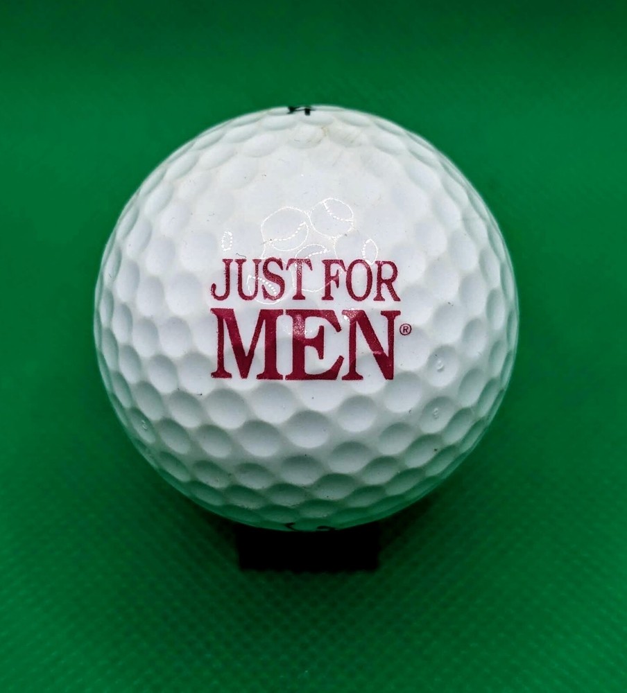 Just For Men logo golf ball