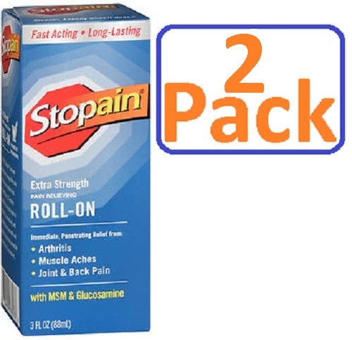 Stopain Extra Strength Roll-On 3 oz (2 Pack)