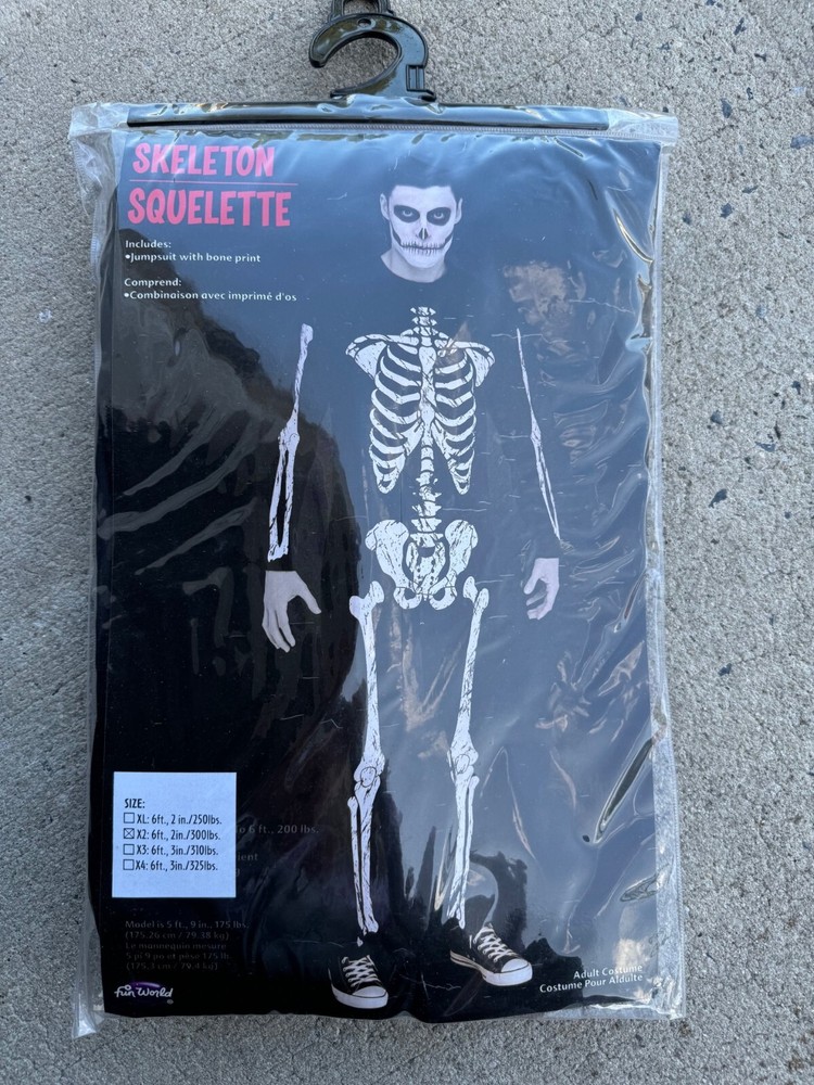 Skeleton Costume- Adult