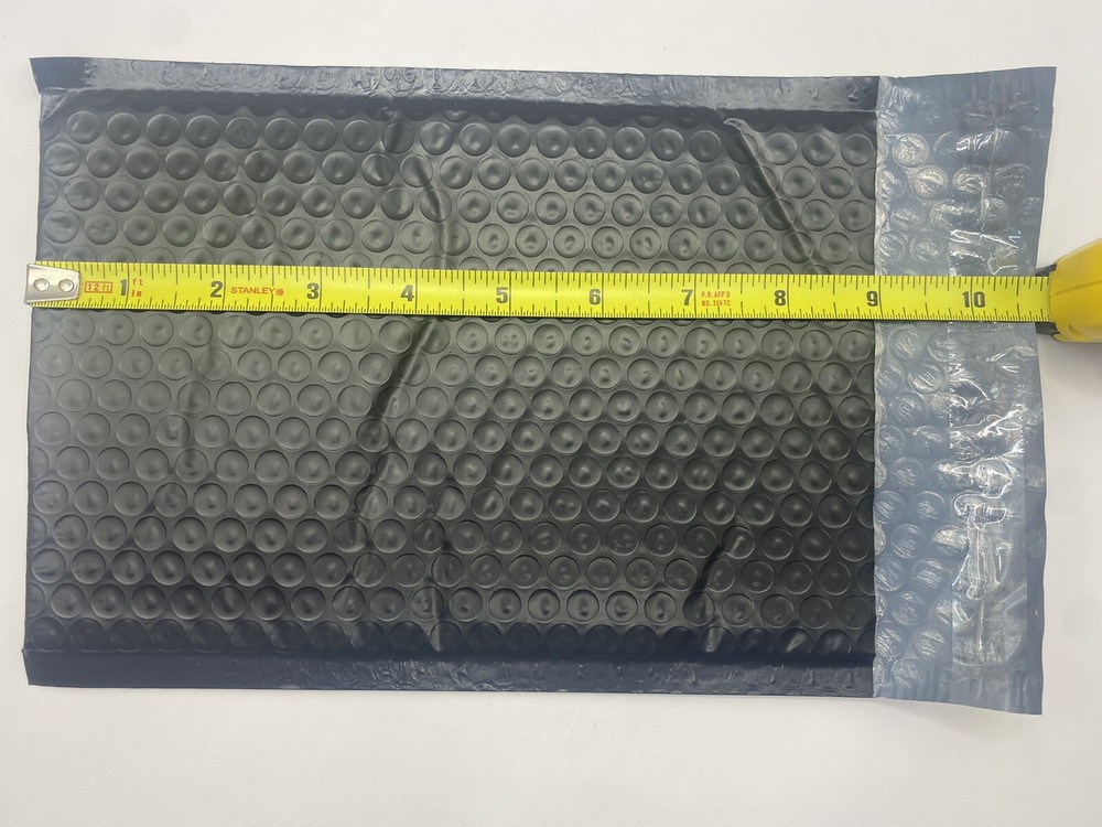5 Pack 6x9” Black Padded Poly Mailers Shipping Bubble Envelopes