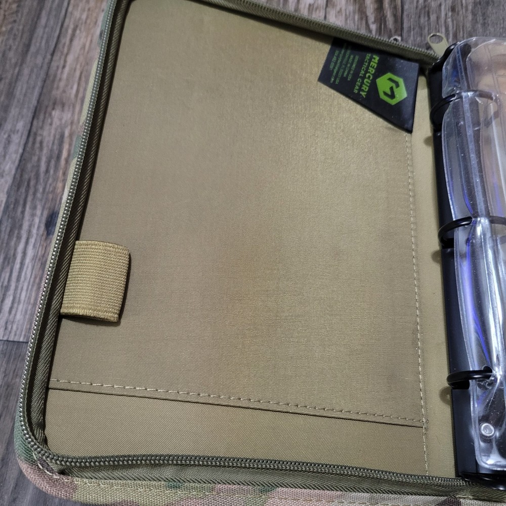 Mercury Tactical Gear Multicam Zippered Day Planner Binder