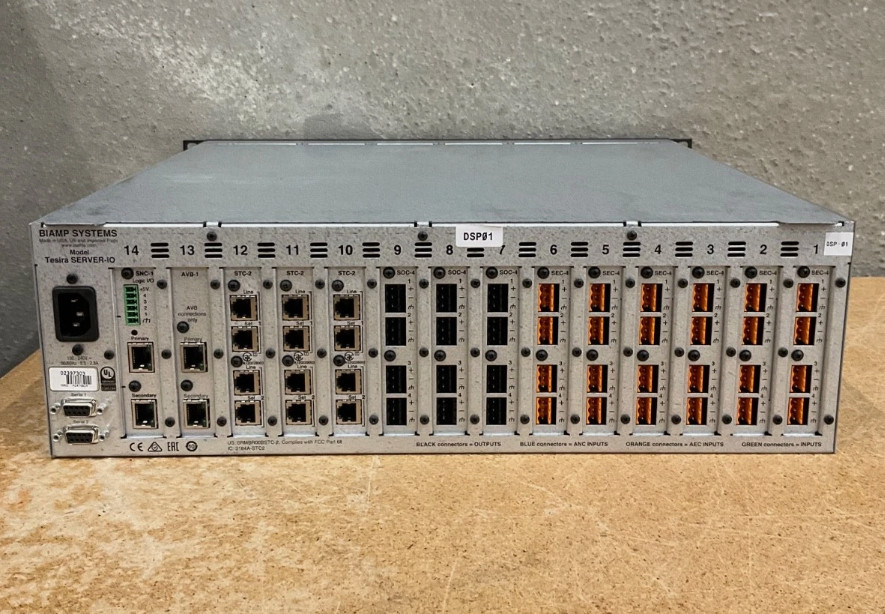 Biamp Tesira SERVER-IO Digital Audio Server Network