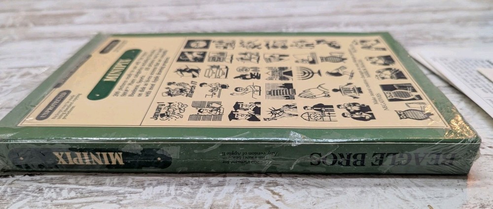 1985 APPLE COMPUTER 5.25" Floppy Disk MINIPIX ProDOS Version Beagle Bros #2